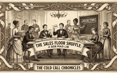 The Sales Floor Shuffle: B2B Cold Calling Mad Libs Edition