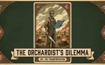 The Orchardist’s Dilemma: A Leader’s Guide to Radical Business Transformation with AI Prompts for Self-Analysis